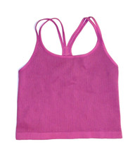 MSRP $50 Calvin Klein Performance Strappy Sport Tank Top Hot Pink Size L New NWT