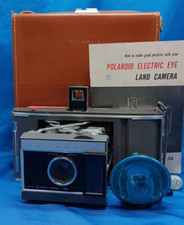 Vintage 1960's Polaroid J66 Land Camera W/Accessories W/Original Leather Case.