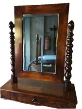 mobile antico Specchio 1800 Originale Restaurato , Noce Massello