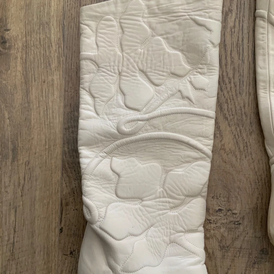 复古-SUGAR STILETTO 靴子 带尖头-尺寸 5.5-漂亮-意大利-裸体 — 第 2/4 张图片