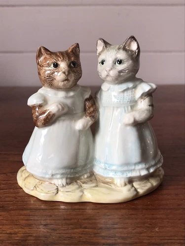Vintage Royal Albert Beatrix Potter Mittens And Moppet Bp6a Made In England