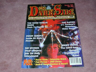 The DARK SIDE magazine # 121, Eli Roth's Hostel, Sid Vicious, Sid Haig, Darkside