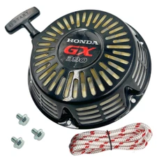 BLACK PULL RECOIL STARTER For HONDA GX390 13HP GX340 11HP GX620 ENGINE GENERATOR