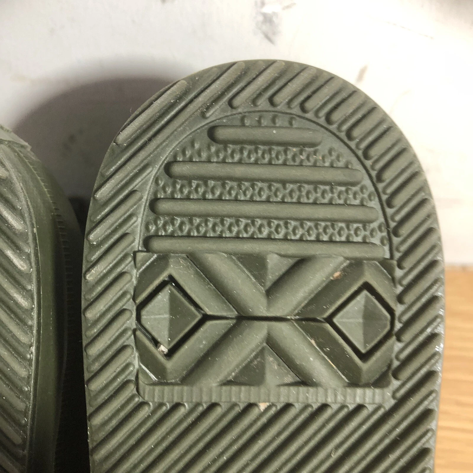 stivali converse all star alti stile combattimento taglia 5 verde su verde