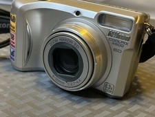 NIKON COOLPIX 4800 ED CAMERA AND ORIGINAL BOX, FOR PARTS LENS ERROR MESSAGE