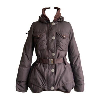 marithe françois girbaud y2k brown puffer coat | eBay