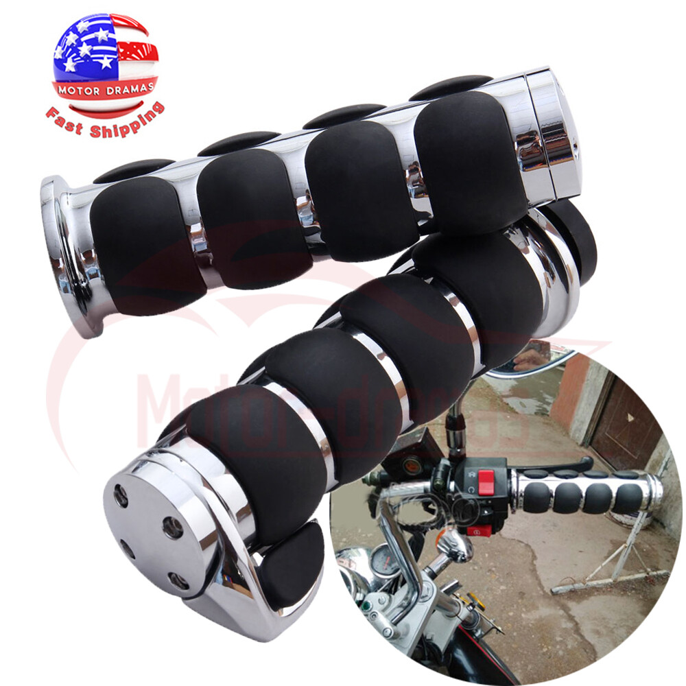 For Harley Road King Softail Electra Glide 1" Motorcycle Handle Bar Hand Grips