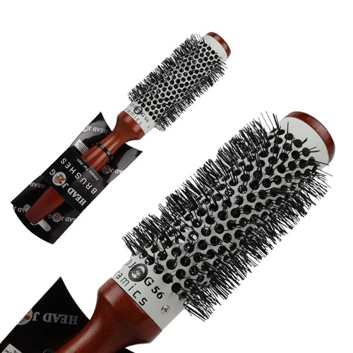 Head Jog - 56 Ceramic Wooden Radial Round Brush 33mm - Picture 3 of 10