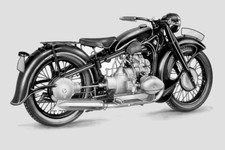 BMW R17 750c 1935 campaña de introducción R 17 para nuevo modelo año foto de prensa