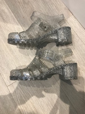 heeled jelly shoes primark