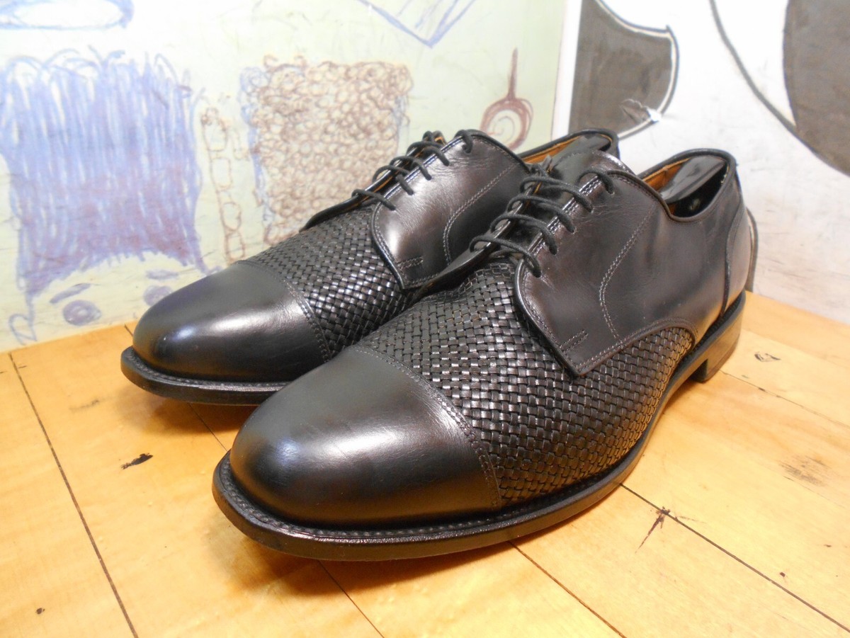 Allen Edmonds Lauderdale Black Leather Cap Toe Oxfords Men's 11.5D