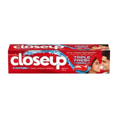 Closeup Everfresh+ Anti-Germ Gel Plaque Removal Toothpaste -150 Gm -Free Ship