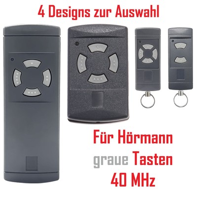 Hörmann 40,685 MHz Fernbedienung Ersatz HS/HSE/HSM Serie | 4 Designs wählbar 40M