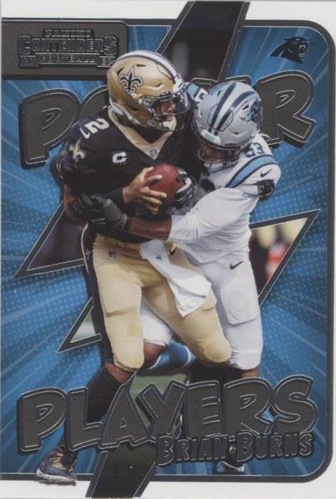 2022 Panini Contenders Brian Burns #PWR-BBU - 1 of 2