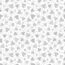 Playtime Flannel By Maywood Studio - Grey Hearts F10693-K