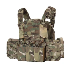 Tactical Thorax Plate Carrier Triple Magazine Pouch Quick Detach Hunting Vest