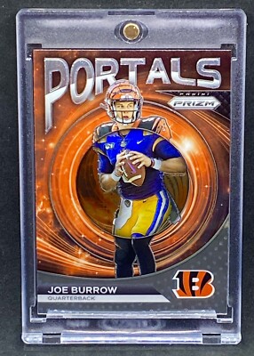 Joe Burrow RARE BENGALS LSU PORTAL PRIZM SSP INVESTMENT CARD BENGALS MVP