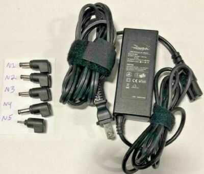 Rocketfish RF-NBAC Universal AC Netbook Laptop Charger Power Adapter 40W 12v-19v