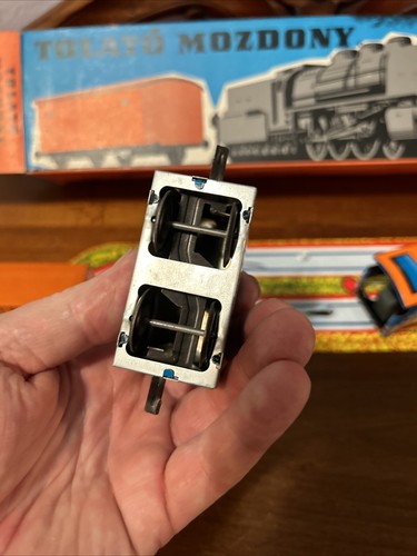 Vintage Old School Tolato Mozdony Tin Wind-Up Train Set with Free Box SU88 - Picture 13 of 20