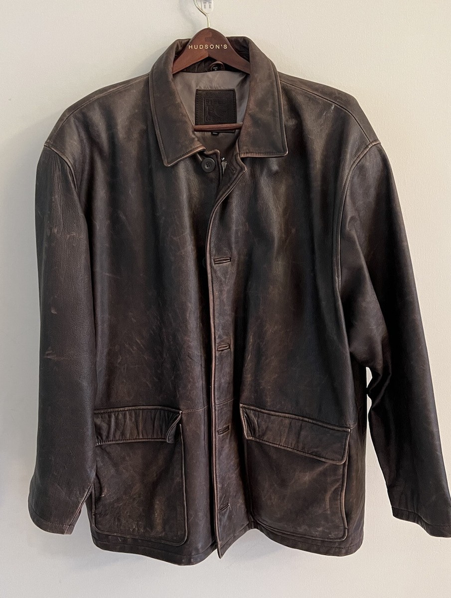 Field FG Gear Leather Men's Jacket / Size XL | eBay