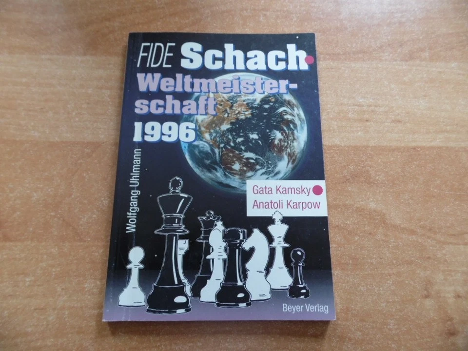 FIDE Weltmeisterschaft 1996 Kamsky - Karpow von GM Wolfgang Uhlmann Beyer Verlag - Bild 1 von 1