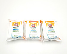 3 Arm  Hammer Essentials Deodorant Wipes On-The-Go 30 Wipes Each NEW