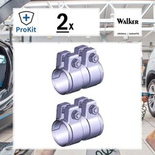 2x ORIGINAL® Walker Rohrverbinder, Abgasanlage für VW UP! GOLF V POLO V POLO