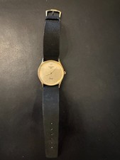 wittnauer quartz watch gold dial with diamond