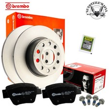 BREMBO Bremsensatz Bremsbelag + Petec Paste hinten für AUDI SEAT SKODA VW
