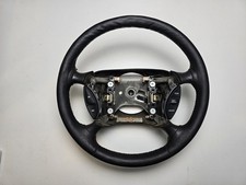 Volante de cuero Ford Ranger 1997-2003 (OEM) negro con controles de crucero