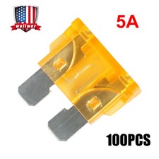 50Pair 5 Amp ATC/ATO Standard Regular Fuse Blade 5A for Car Truck Boat Marine