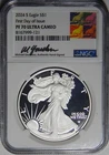 2024-S FIRST DAY ISSUE NGC PF70 ULTRA CAMEO AMERICAN SILVER EAGLE WG4