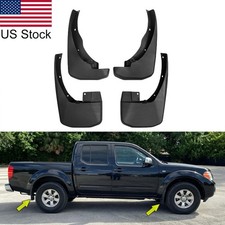 For 2005-2015 Nissan Frontier 4pcs Front Rear Splash Guards Mud Flaps Mudguard For 2005-2015 Nissan Frontier 4pcs Front Rear Splash Guards Mud Flaps Mudguard