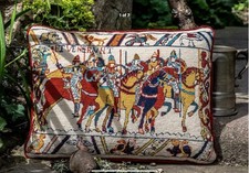 Glorafilia Tapestry Pillow Needlepoint Kit-  William Rides To War  -12mesh