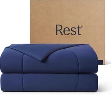 REST® Evercool® Cooling Comforter, Queen, Midnight Blue
