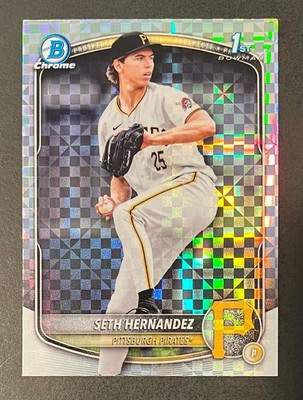  (pick) Pittsburgh Pirates 2025 Bowman DRAFT (Konnor, Seth Hernandez)  