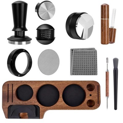 CEILUPY 9 Pack Espresso Tamper Station&Coffee Distributor Tamper&Espresso WDT