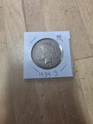 1934-S Peace US Silver Dollar - 90%