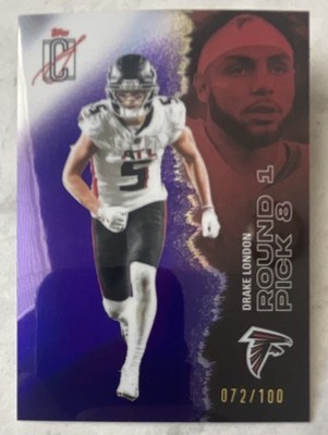 Topps 2025 Drake London Atlanta Falcons Signature Class Serial /100 #62