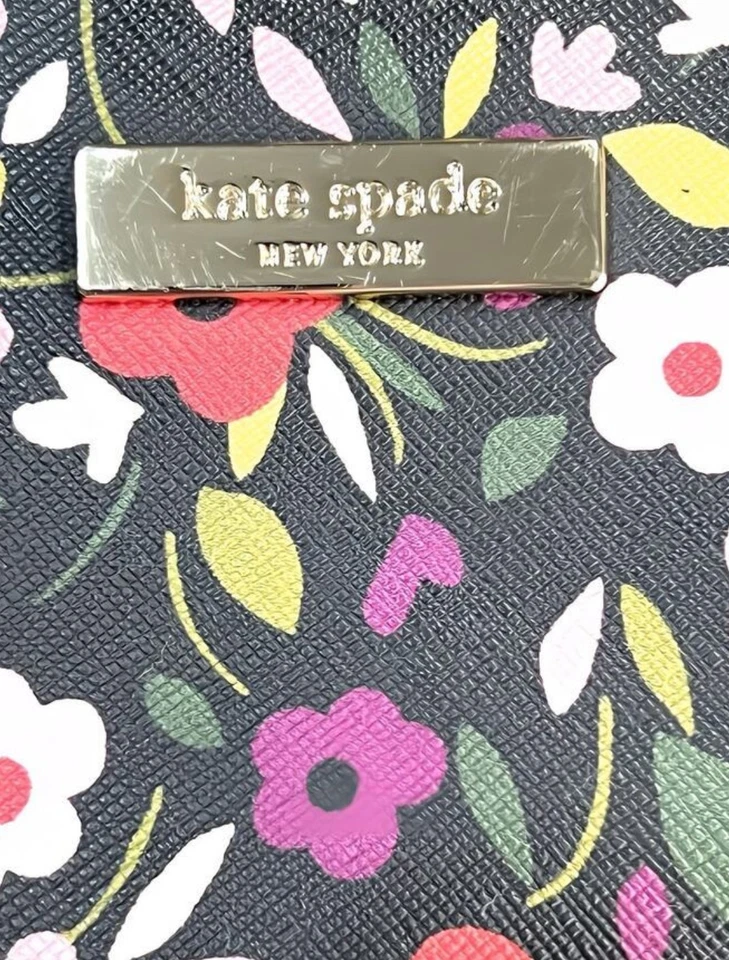 Bolso de Mano Kate Spade Floral Grande Laurel Way Dally Boho Imitación Cuero Cremallera Hombro Foto 3 de 4