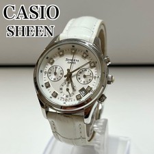 Battery Replaced CASIO SHEEN Watch Quartz White Women