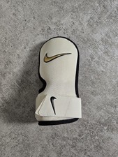 Nike Diamond Elite Batter's Hand Guard Left Hand Hitter White Cream Gold PE MLB