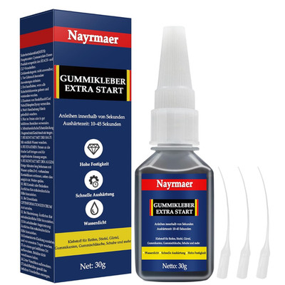 Gummikleber Extra Stark Wasserfest 30g Schwarz Reparatur Gummi Reifen Stiefel
