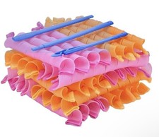 40pcs DIY Magic Long Hair Curlers Curl Spiral Ringlets Heatless Curlers