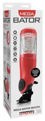 Pipedream Extreme Toyz Mega-Bator Mouth Taschenmuschi Masturbator Vibration