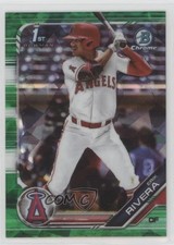 2019 Bowman Chrome Draft Sapphire Edition Green 37/50 Erik Rivera #BDC-77 03o8