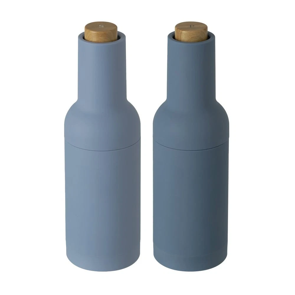 Wilkie Brothers Electric Gravity Salt and Pepper Mill Set (Slate Blue)