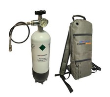 7L Bottle 300 Bar PCP bottle Valve Gauge & Hose & Sherpa Back Pack Bag