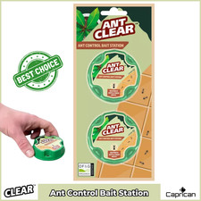 AntClear Bait Station Indoor Outdoor Ant Killer Pre Baited Child Pet Safe Design