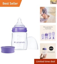Breastfeeding Friendly Anti-Colic Baby Bottle - 5 oz with Slow Flow Nipple